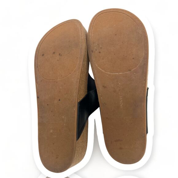 Lucky Brand | Size 9 | Lizabi Sandal Slip-On Cork Sole Platform Flip Flop Slide - Picture 5 of 5